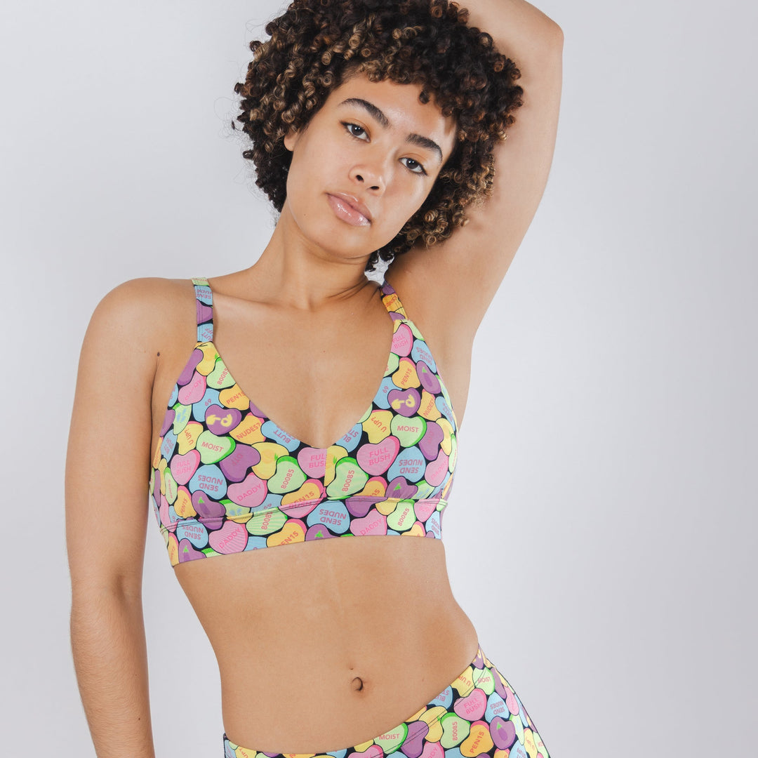 The Candy Crush | Candy Hearts Boob Hammock™ Busty Bralette