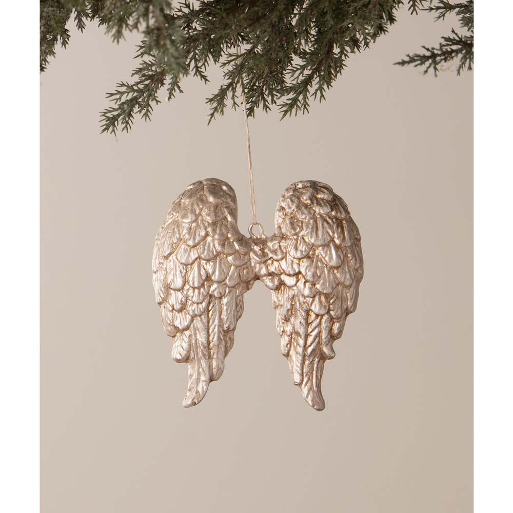 Pearl Angel Wings Ornament by Bethany Lowe Designs 1