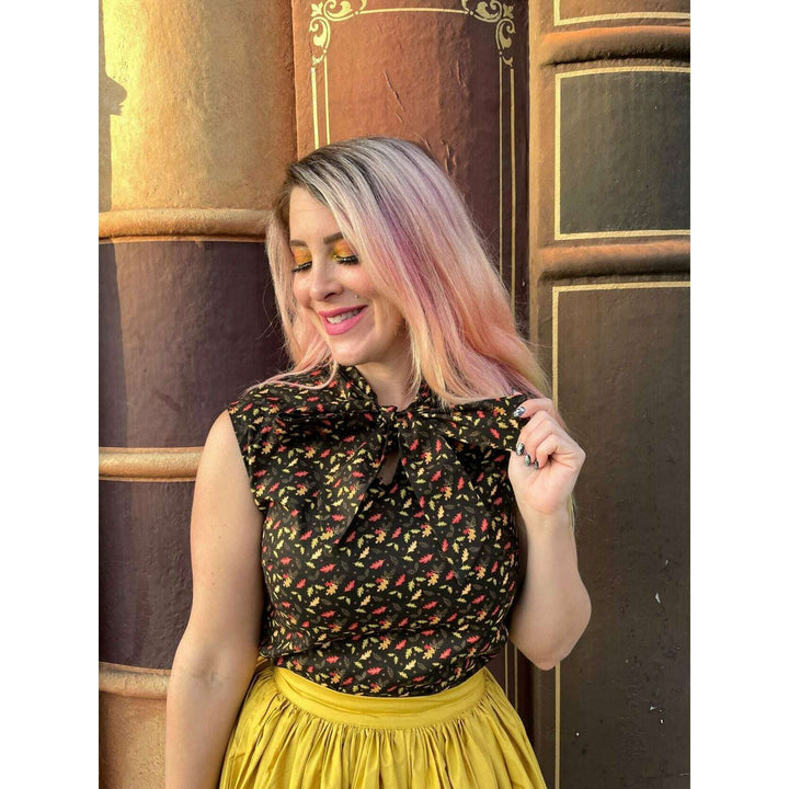 Peggy Swing Skirt in Mustard