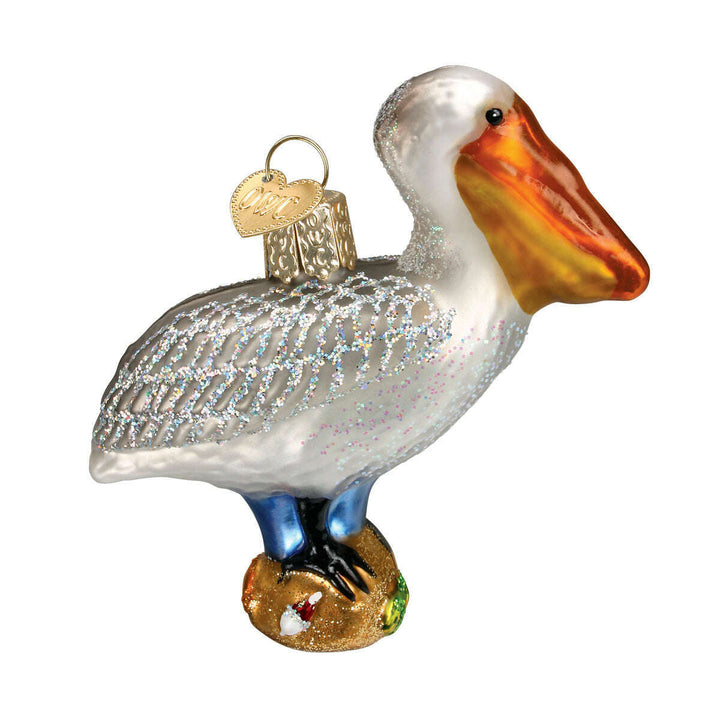 Old World Christmas Pelican Blown Glass Ornament
