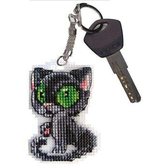 Pendant - Cat  Counted cross stitch kit 8088A