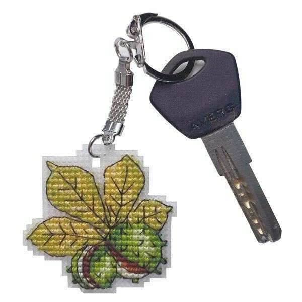 Pendant - chestnut  Counted cross stitch kit 8085A