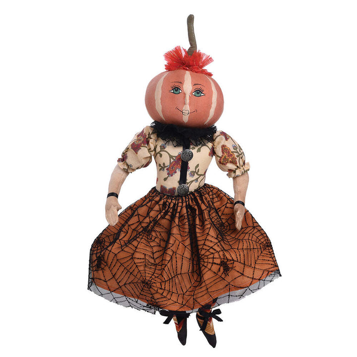 Penelope Pumpkin Head Girl Gathered Traditions Art Doll by Joe Spencer 