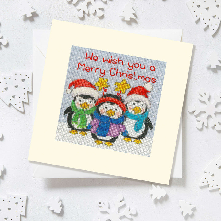 Penguin Pals  XMAS69 Counted Cross Stitch Kit
