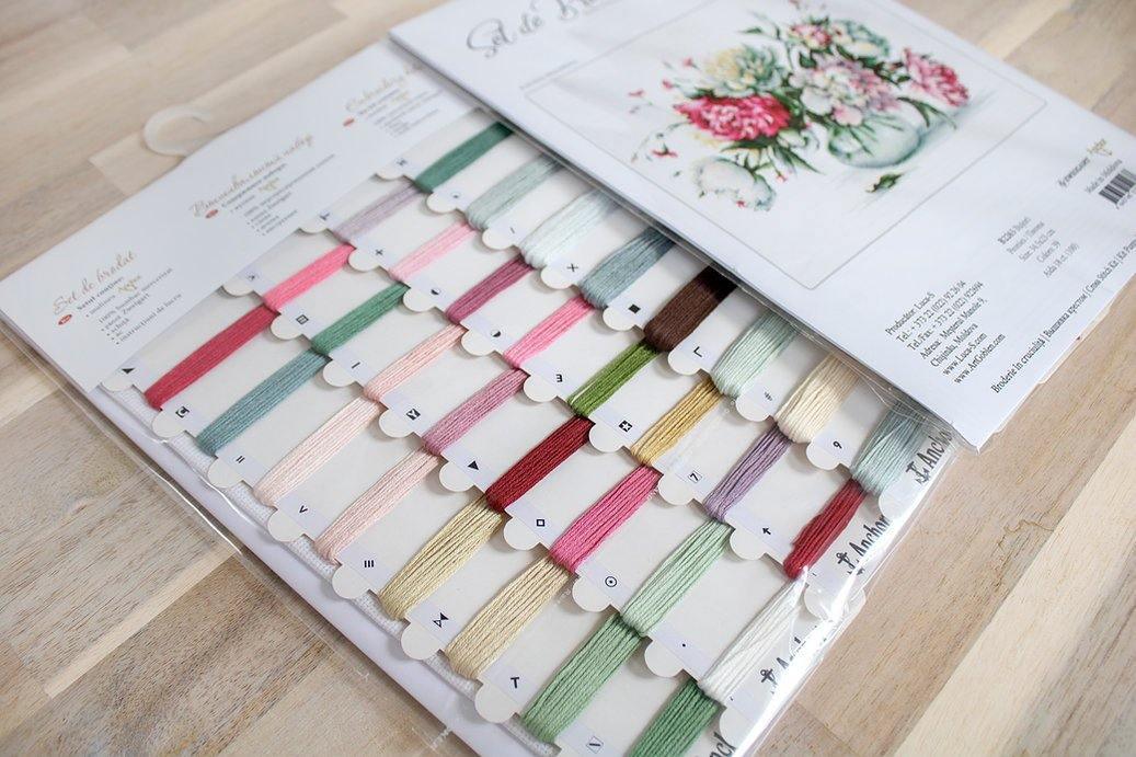 Peonies B2263L Counted Cross-Stitch Kit