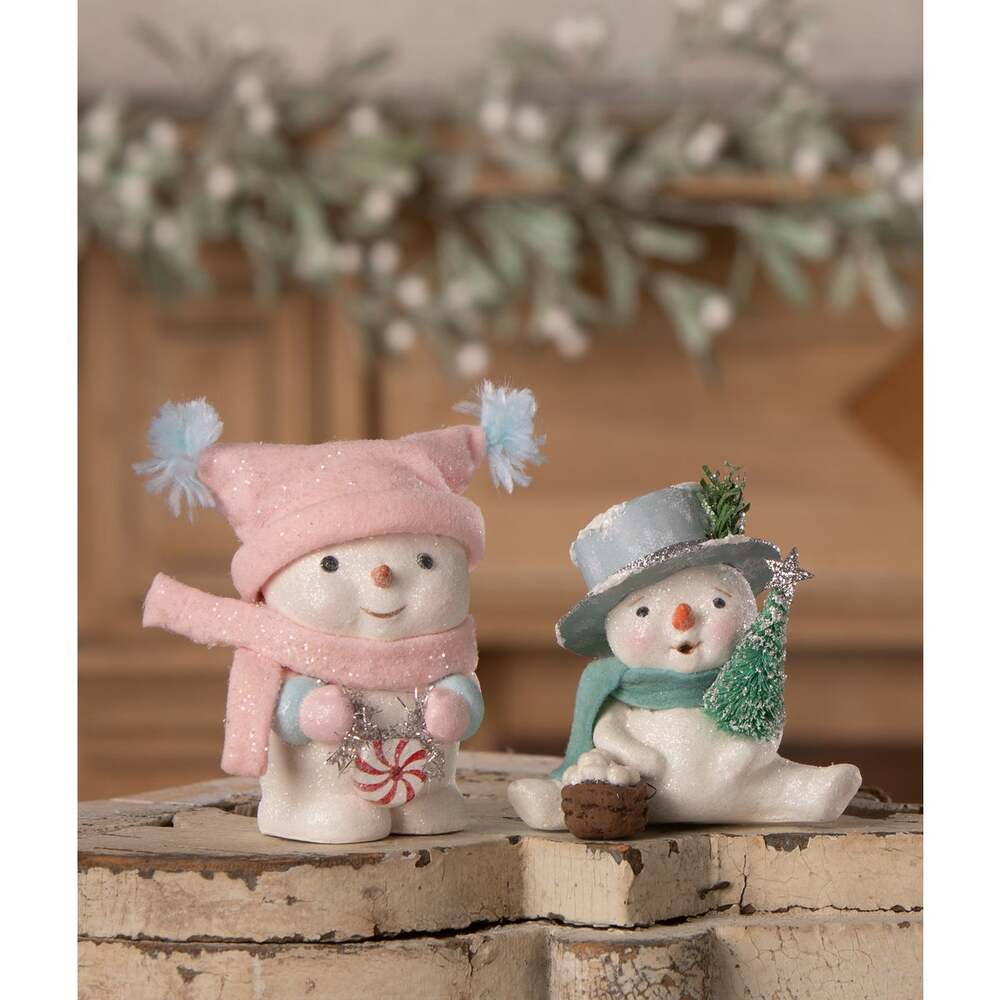 Peppermint Blush Snowgirl by Bethany Lowe Designs 2