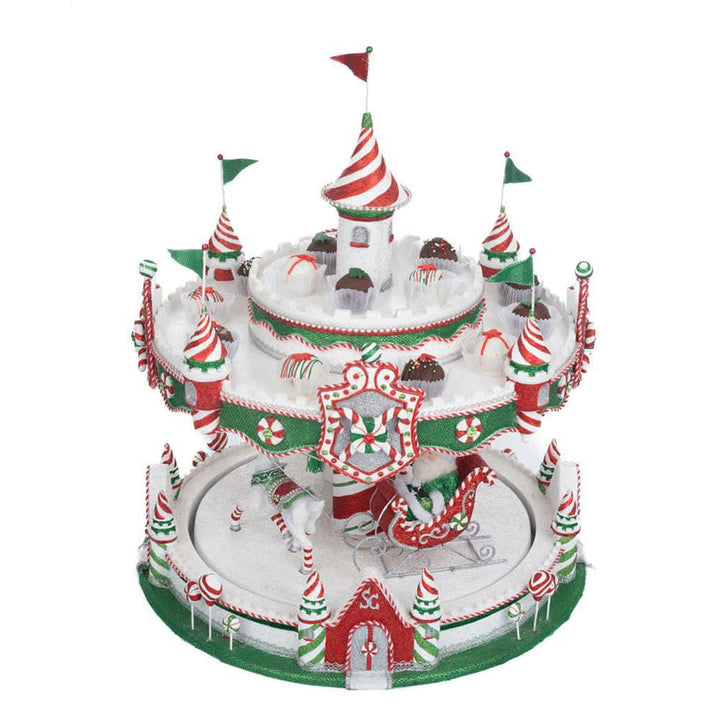 Peppermint Palace Carousel Cupcake Server by Katherine's Collection image 2