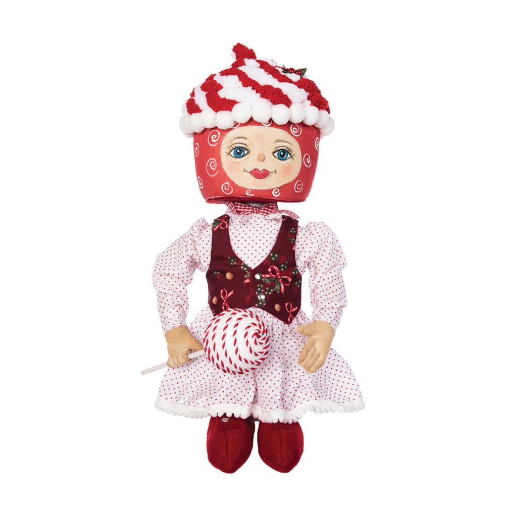 Peppermint Pauline Gathered Traditions Art Doll by Joe Spencer 