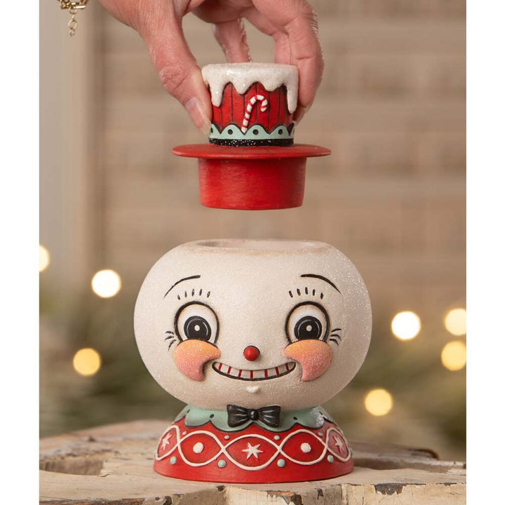 Peppermint Snow Beau Container by Bethany Lowe Designs 1