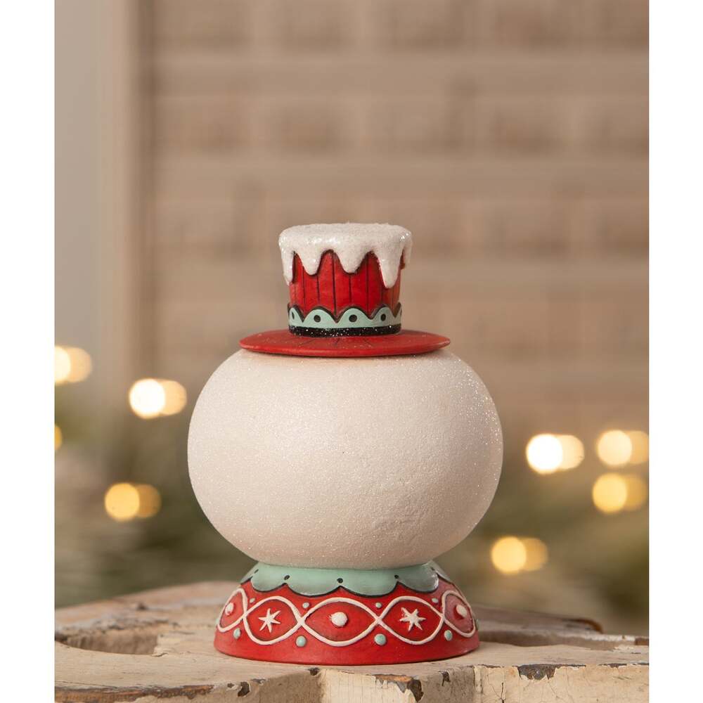 Peppermint Snow Beau Container by Bethany Lowe Designs 2