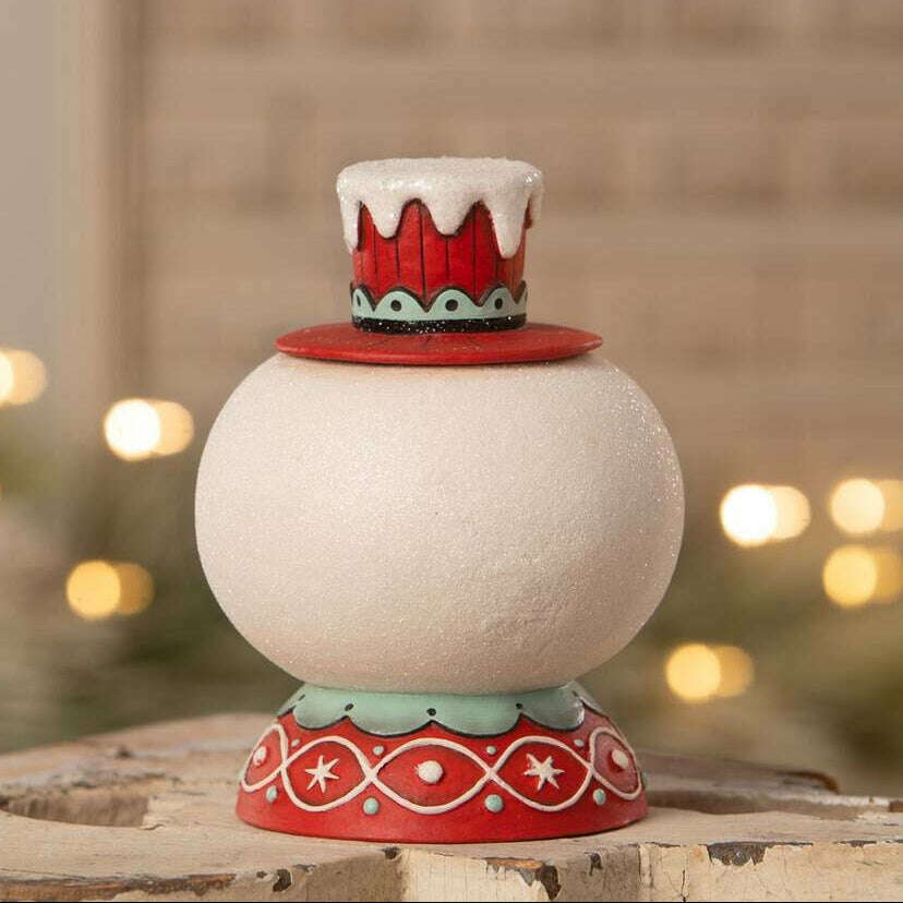 Peppermint Snow Beau Container by Bethany Lowe Designs 2