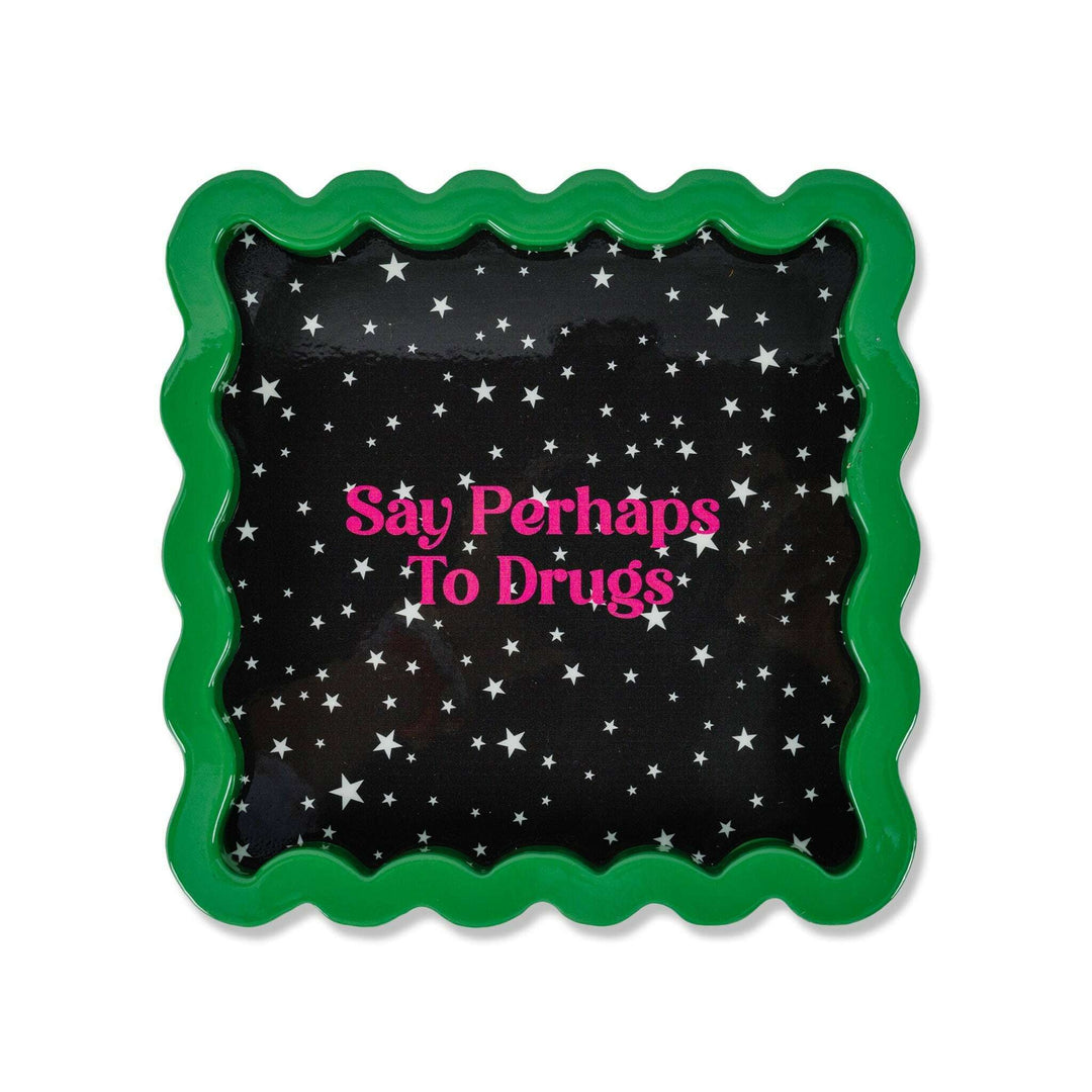 Perhaps to Drugs Lacquer Tray