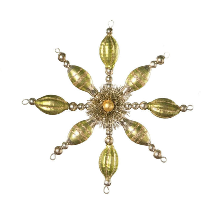 vintage glass and tinsel christmas ornament bethany lowe