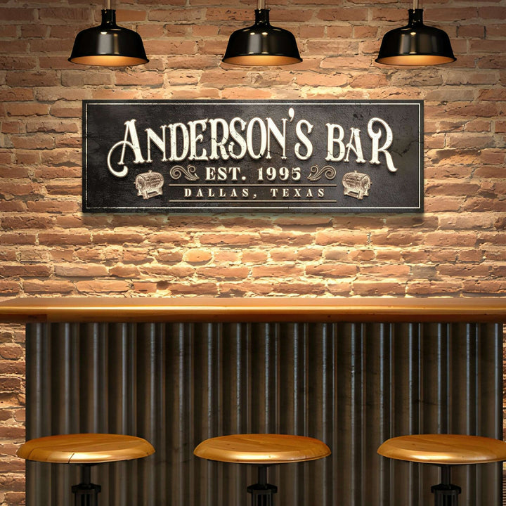 Personalized Bar Sign II