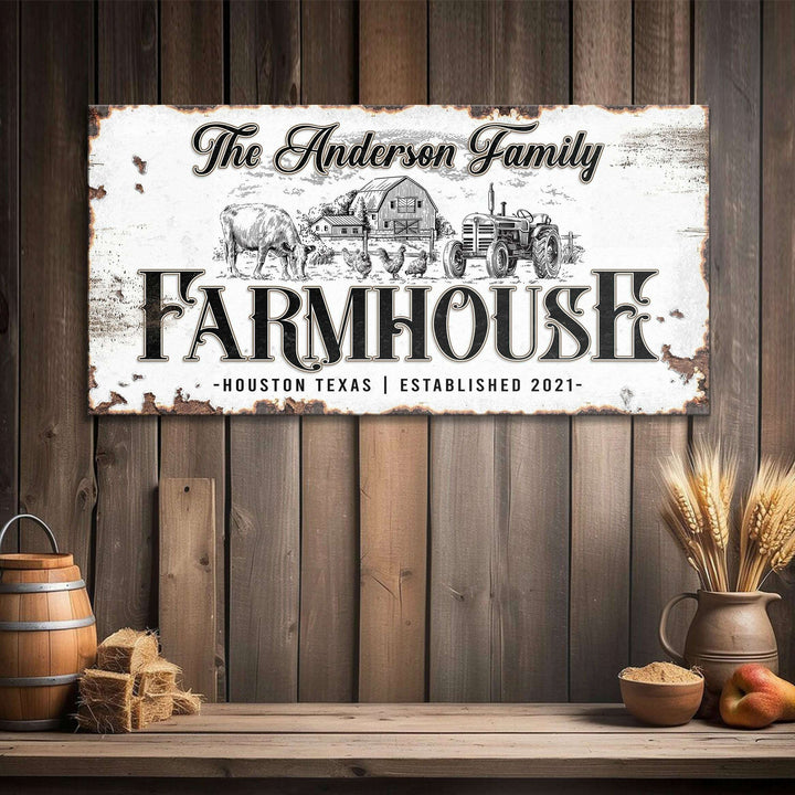 Personalized Farmhouse Sign III