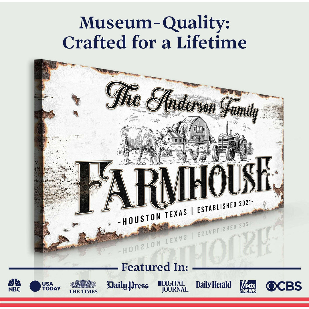 Personalized Farmhouse Sign III