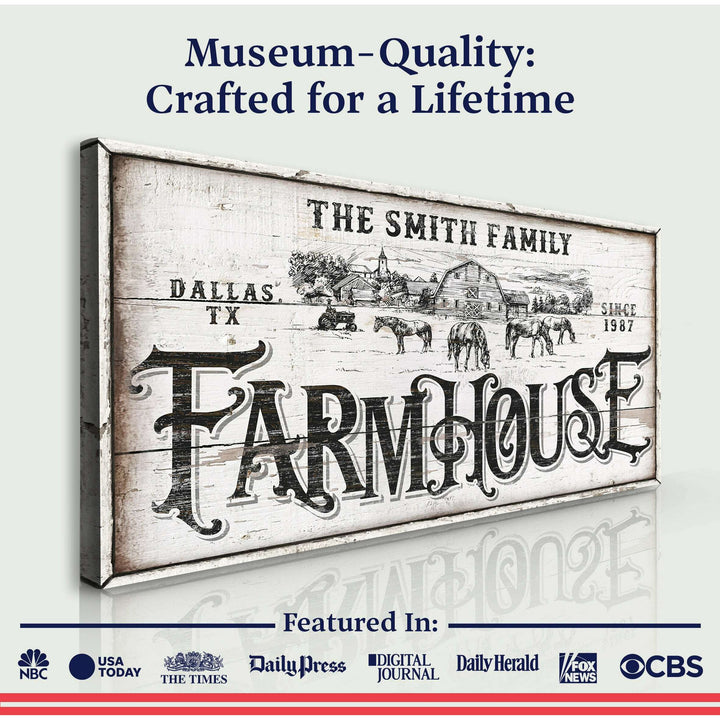 Personalized Farmhouse Sign IV