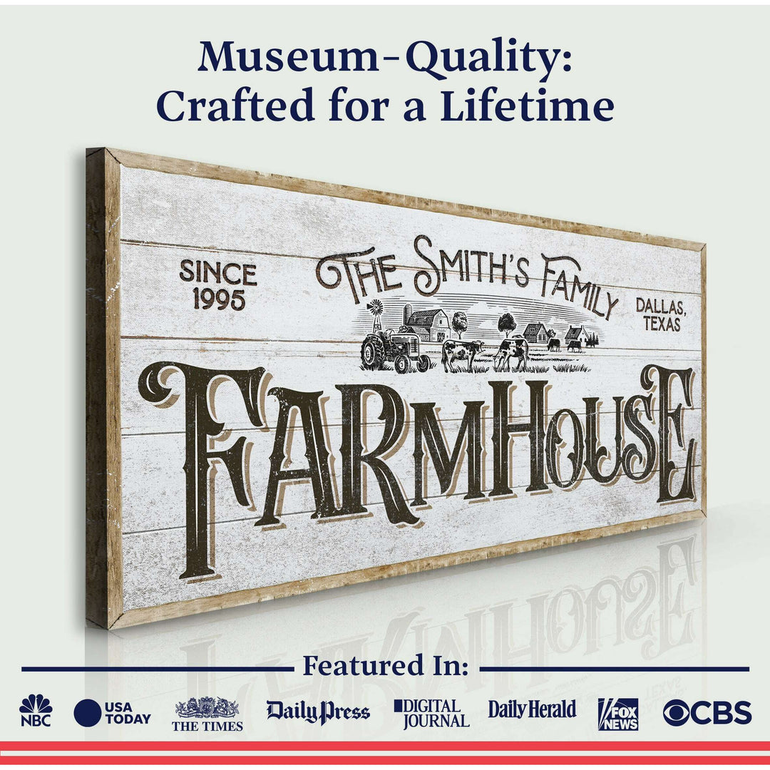 Personalized Farmhouse Sign V