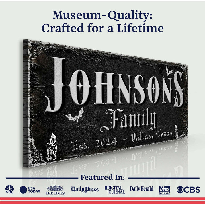 Personalized Gothic Sign V