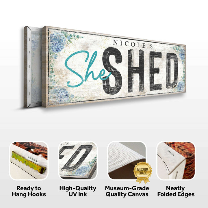 Personalized She Shed Sign XI