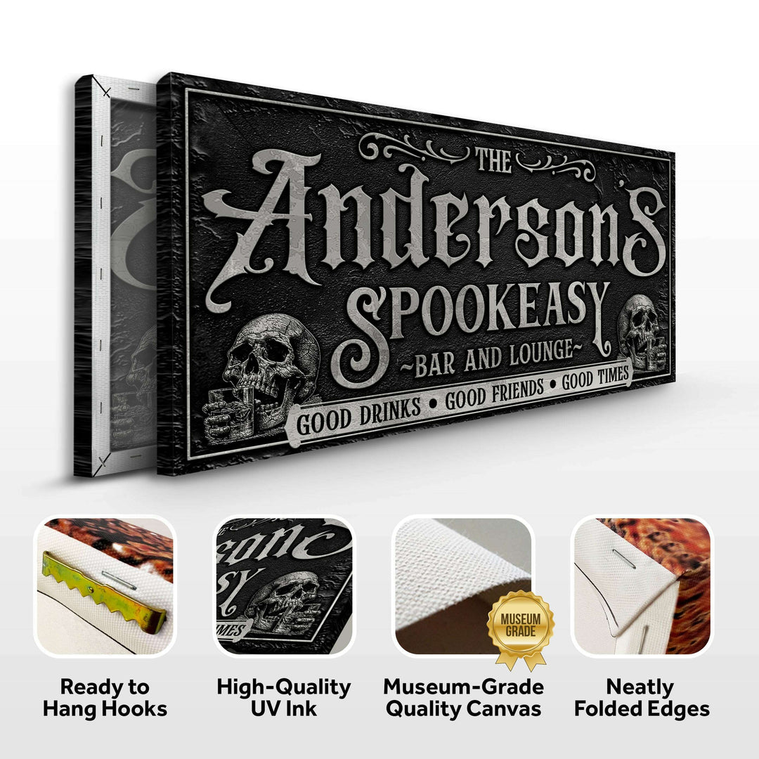 Personalized Spookeasy Bar Sign II