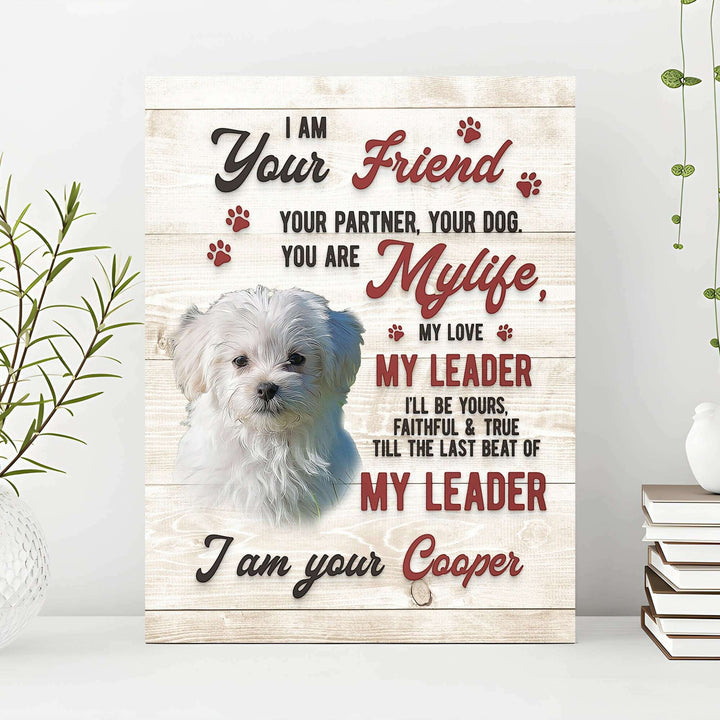 Pet Memorial Sign I Am Your Friend
