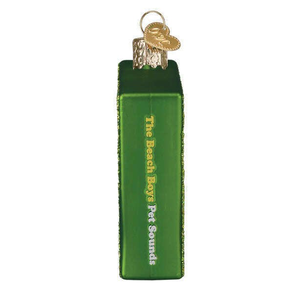 Old World Christmas Pet Sounds Album Cover Blown Glass Ornament