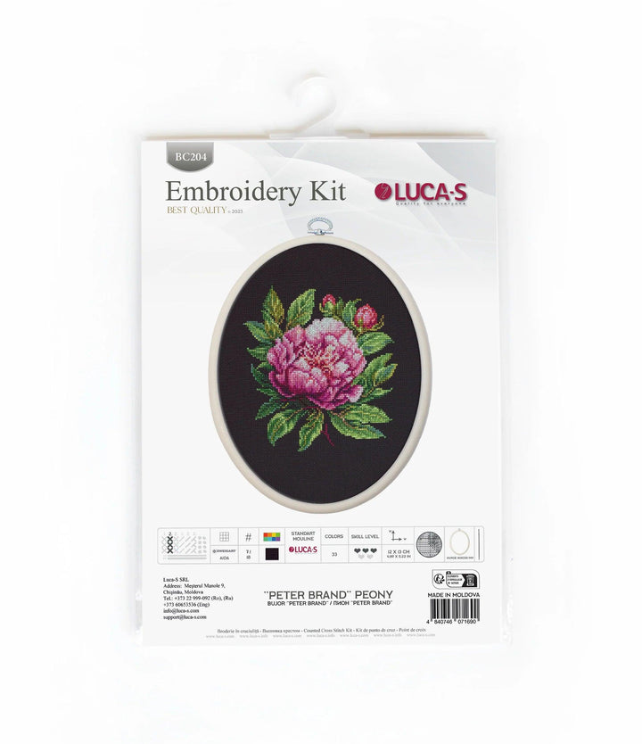 Peter Brand Peony BC204l Counted Cross-Stitch Kit