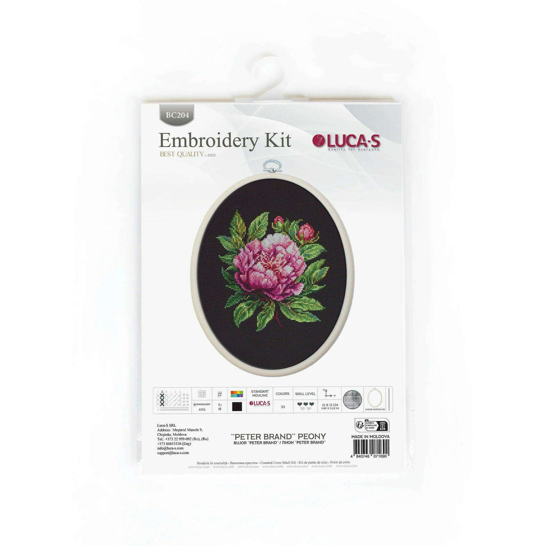 Peter Brand Peony BC204l Counted Cross-Stitch Kit