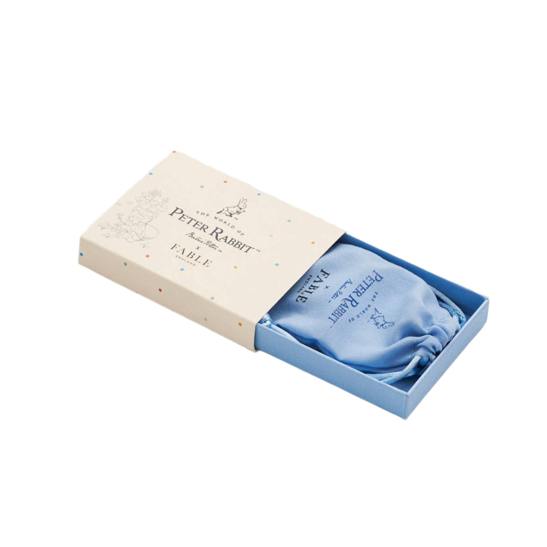 peter rabbit and flower pot enamel pin brooch fable england cute gift