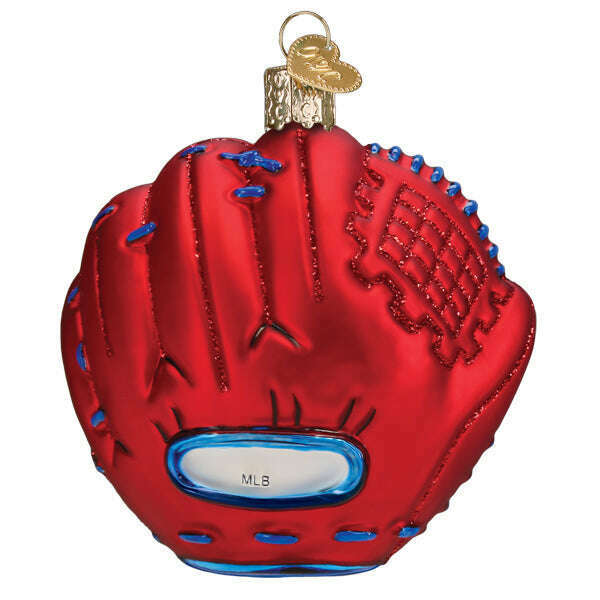 Old World Christmas Phillies Baseball Mitt Blown Glass Ornament