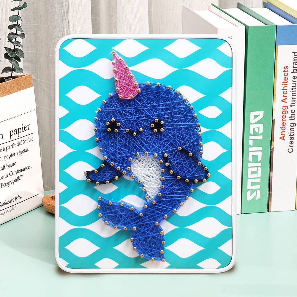 Narwhal String Art Kit by Wizardi M1-2 DHBC28765