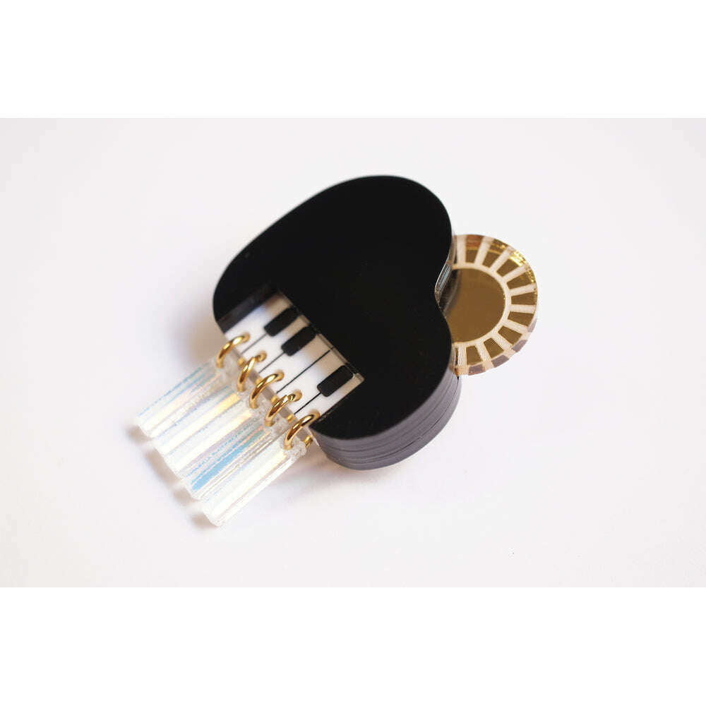 Piano cloud with sun brooch by Laliblue 1