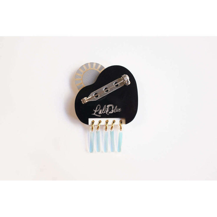 Piano cloud with sun brooch by Laliblue 2