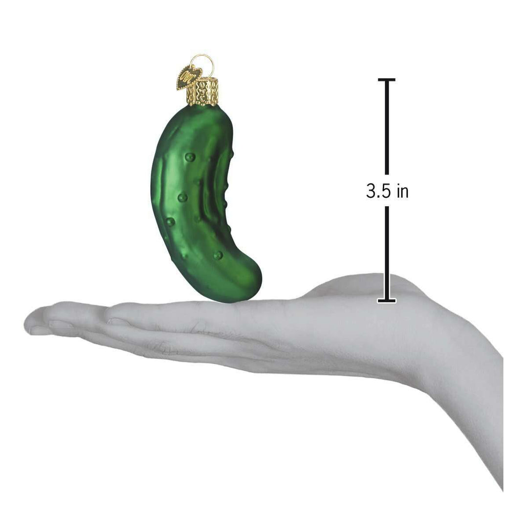 Old World Christmas Pickle Blown Glass Ornament