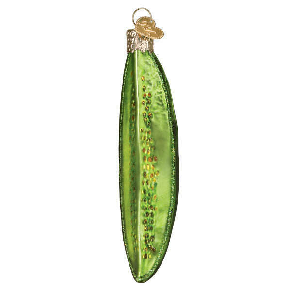 Old World Christmas Pickle Spear Blown Glass Ornament