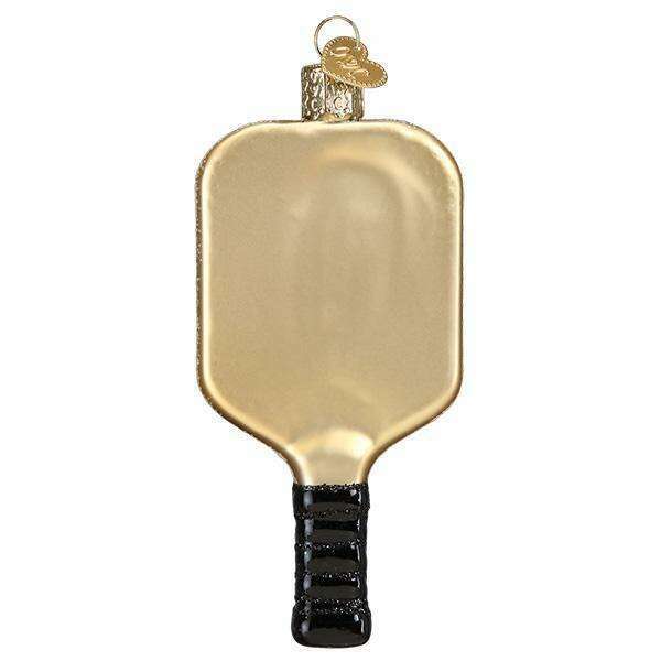 Old World Christmas Pickleball Paddle Blown Glass Ornament