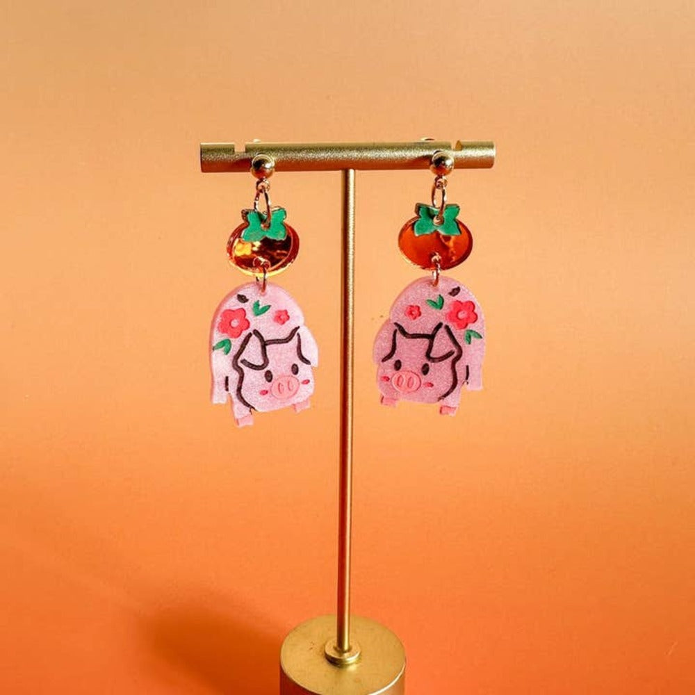 Pig Earrings 3