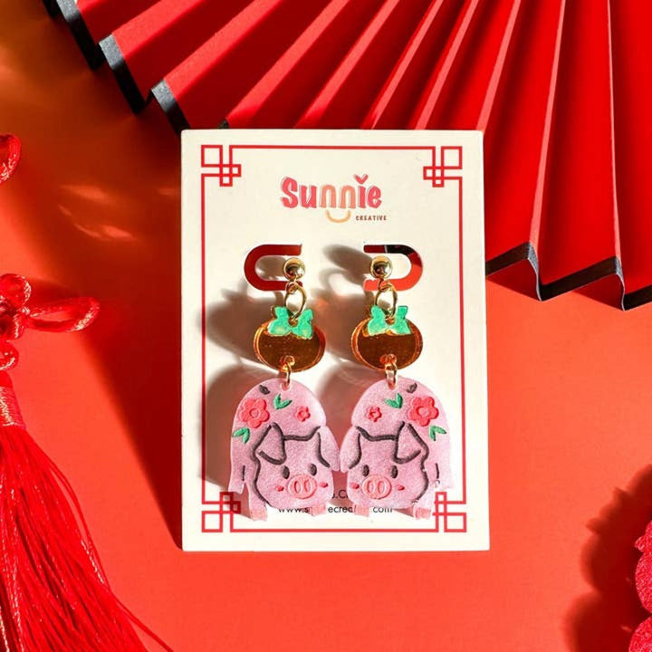 Pig Earrings 4