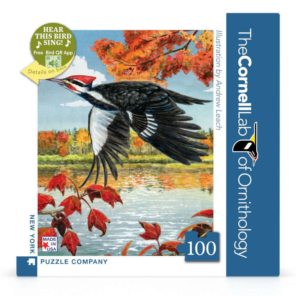 Pileated Woodpecker Mini Jigsaw Puzzle