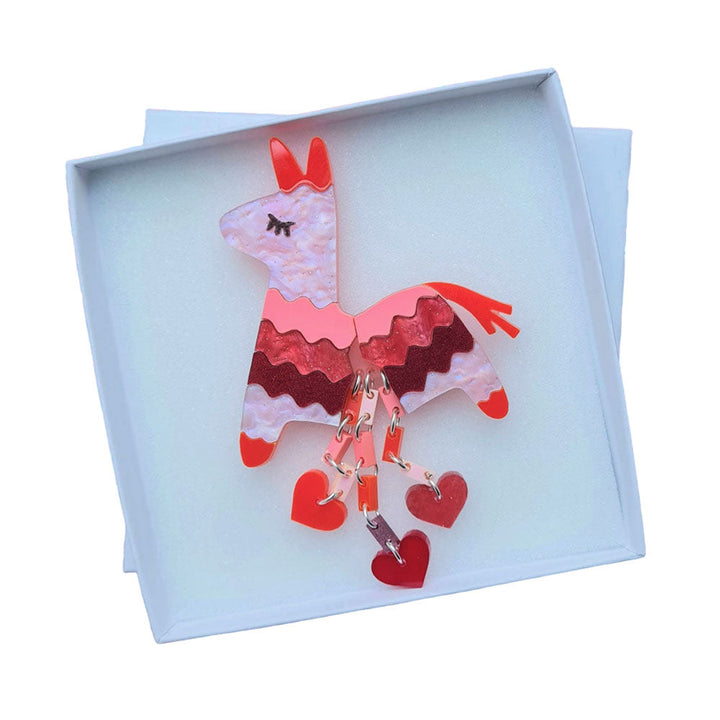 Pinata Of Love Brooch by Cherryloco Jewellery 1