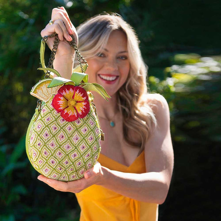 Pineapple Island Crossbody Handbag by Mary Frances Image 3