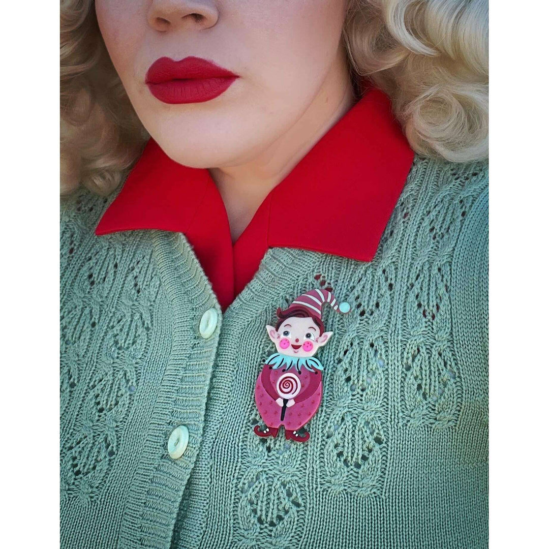 johanna parker pink elf brooch