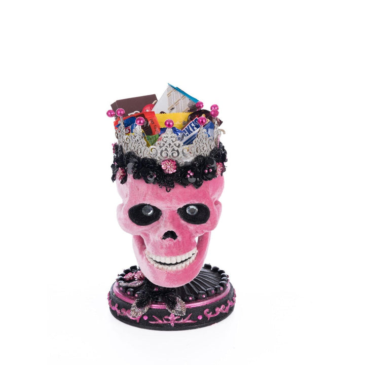 Pink Panic Skull Trinket Box by Katherine's Collection  1