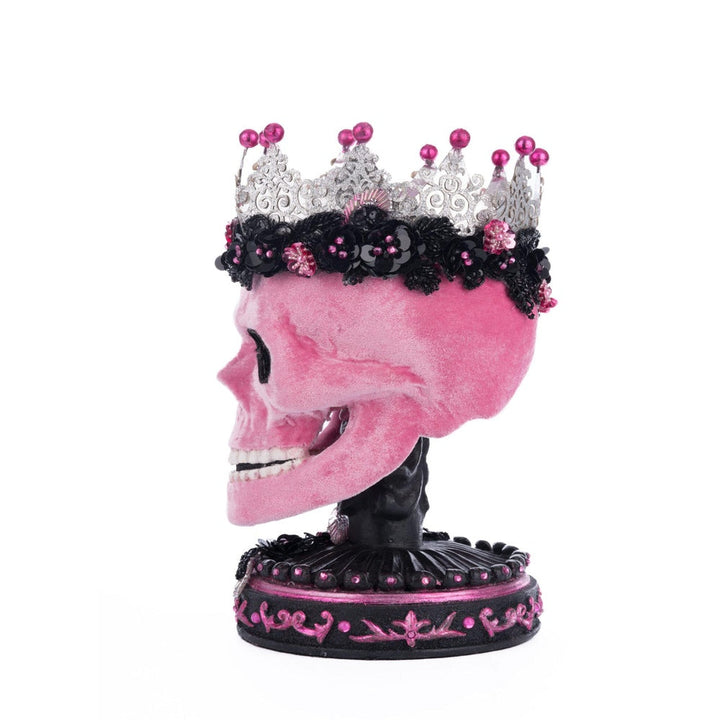 Pink Panic Skull Trinket Box by Katherine's Collection  2