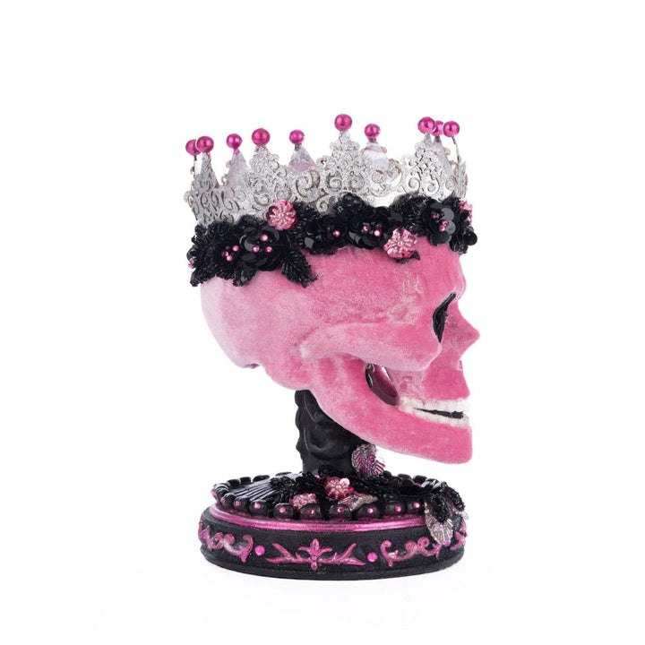 Pink Panic Skull Trinket Box by Katherine's Collection  4