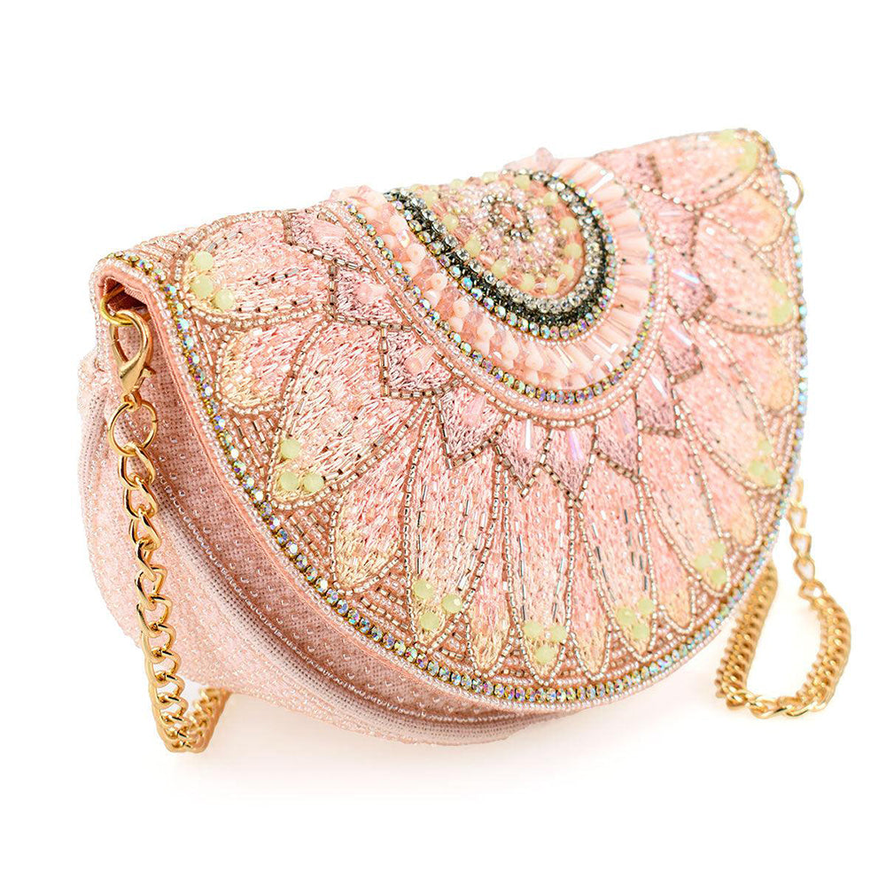 Pink Petals Crossbody Handbag by Mary Frances image 2