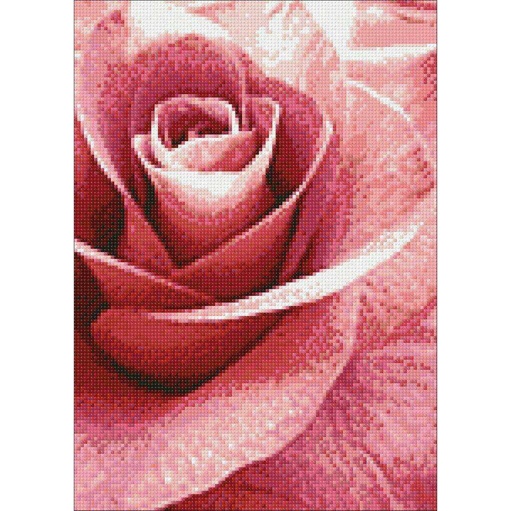 Pink Rose CS019 11.81 x 15.75 inches Crafting Spark  Diamond Painting Kit