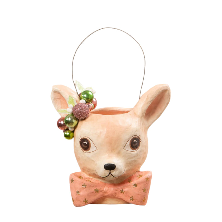 pinkmas fawn deer retro vintage bethany lowe