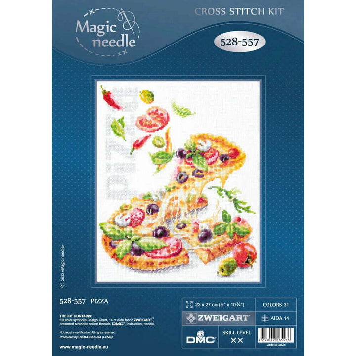 Pizza 528-557 Counted Cross-Stitch Kit